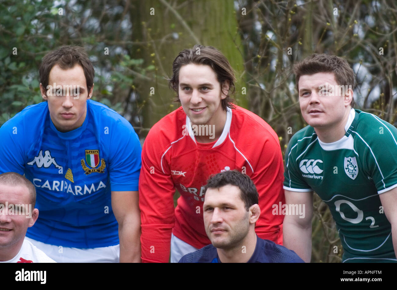 Tournoi des Six Nations de rugby tournament lancement au Hurlingham Club à Londres. Banque D'Images