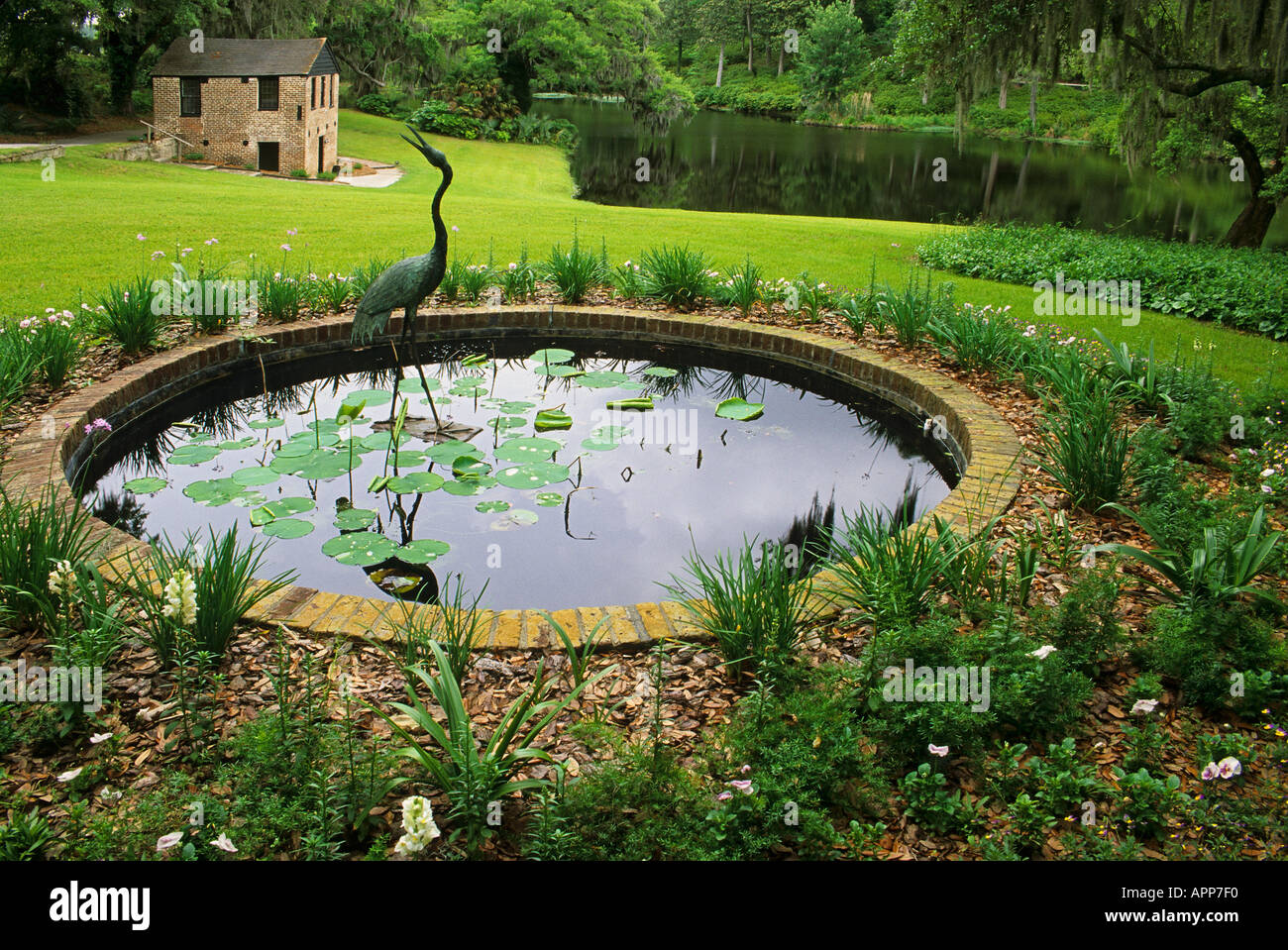 Caroline du Sud jardin Middleton Place Charlestown Banque D'Images