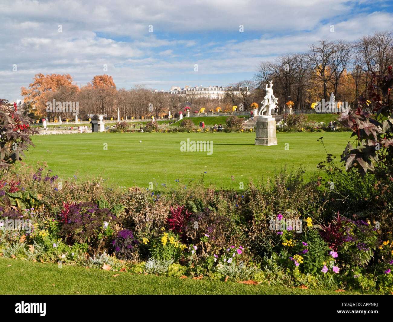 Jardin du Luxembourg Paris France Europe Banque D'Images