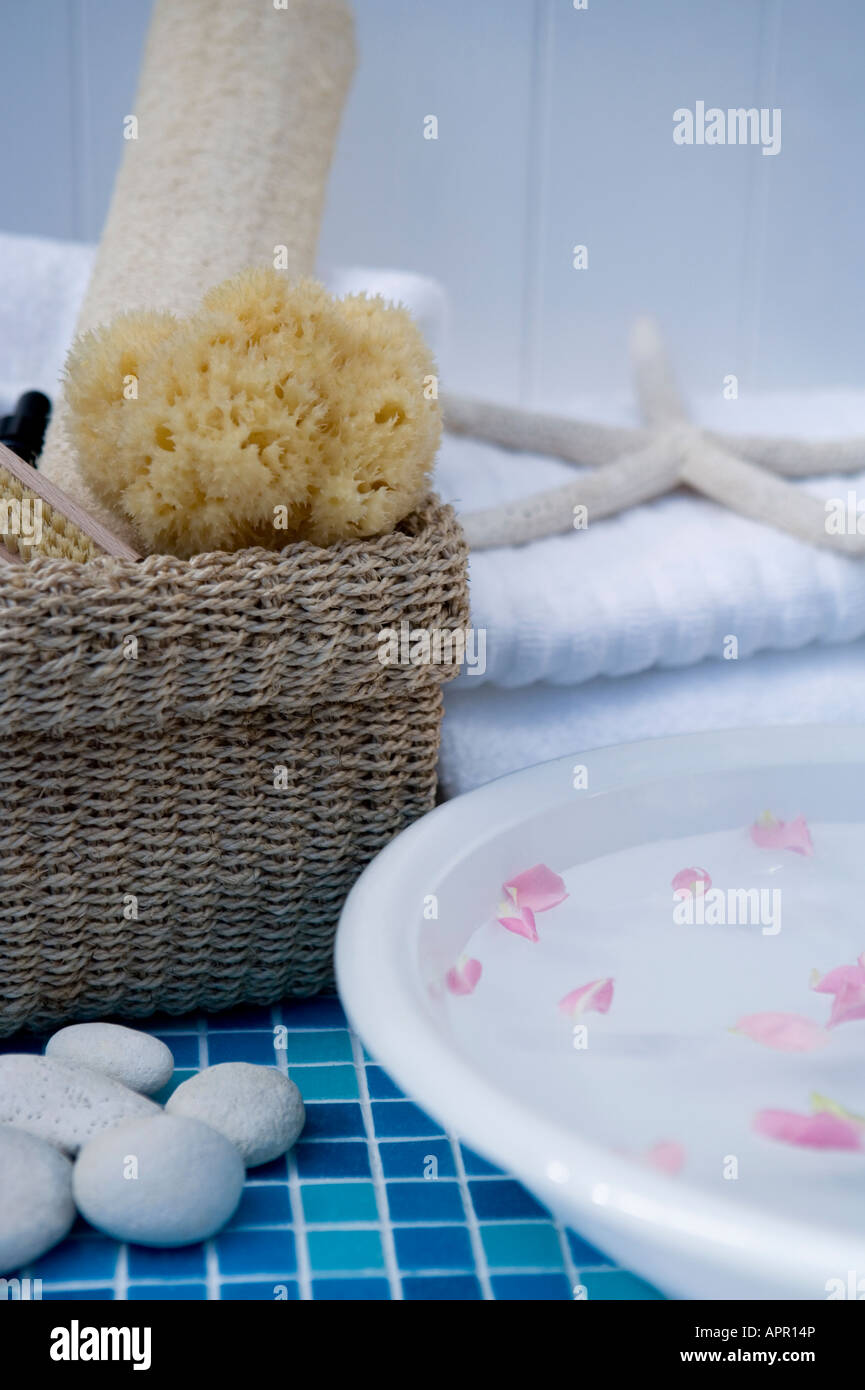 L'établissement de bains Spa Banque D'Images