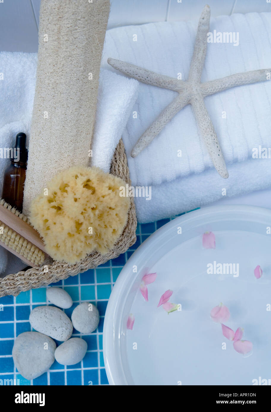 L'établissement de bains Spa Banque D'Images