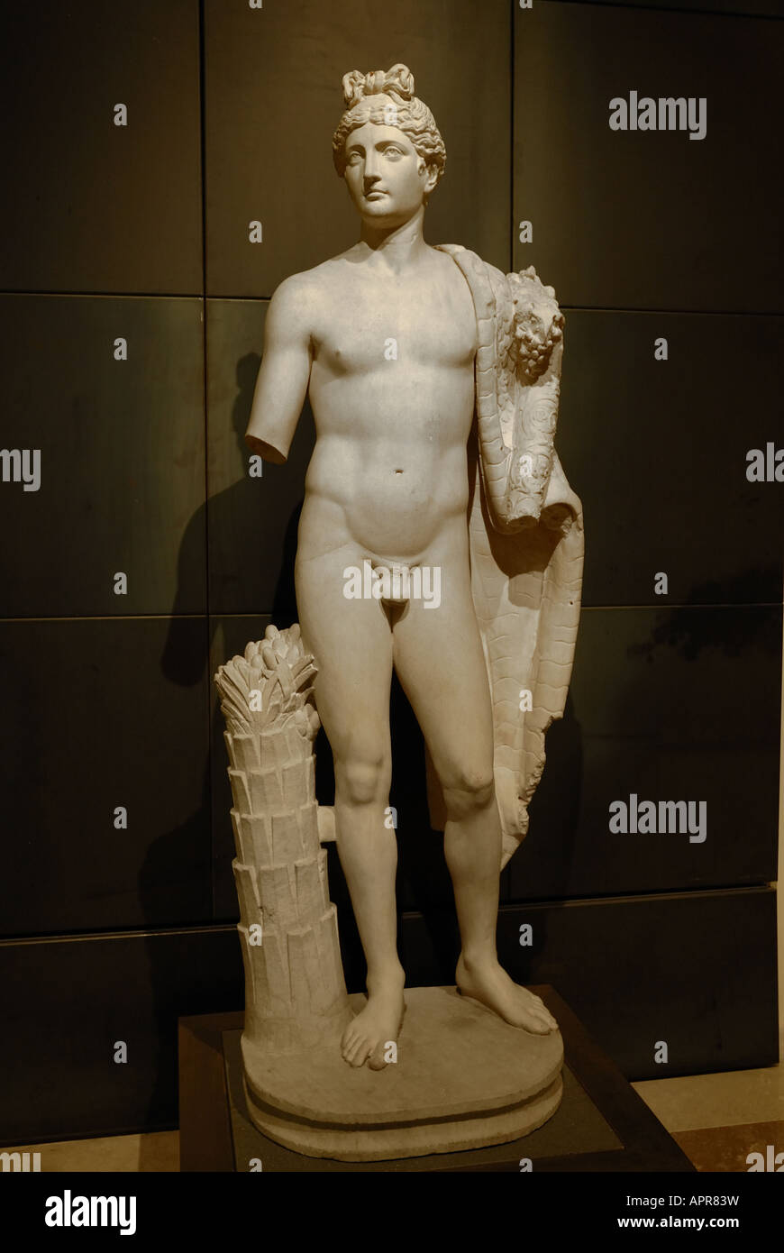 Statue en marbre romain dans le musée Campidoglio à Rome Banque D'Images