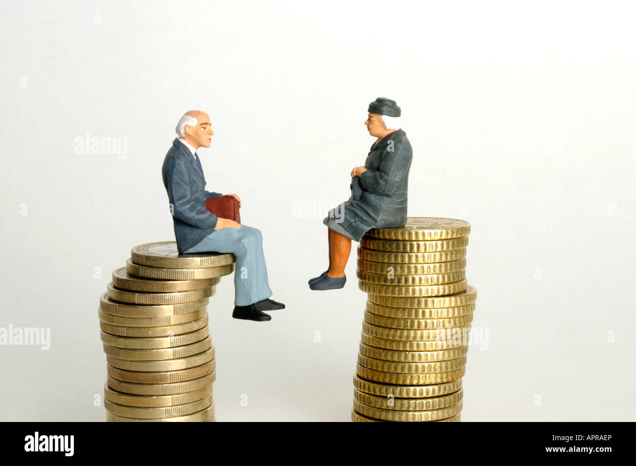 Concept d'épargne / Retraite Banque D'Images