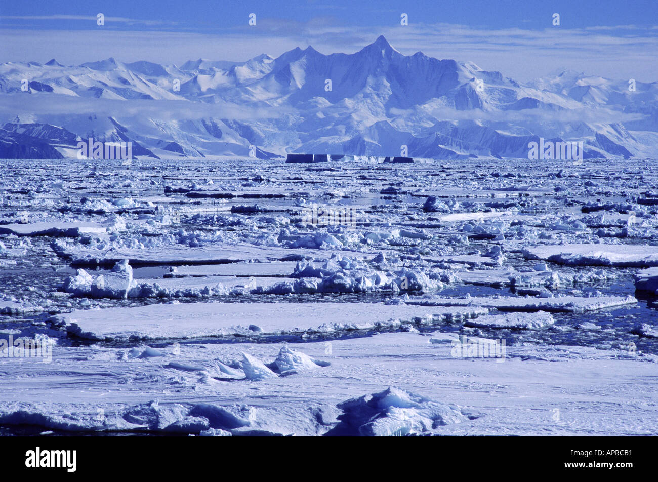 Herschel montage près du cap Hallett Terre Victoria mer de Ross en Antarctique Banque D'Images