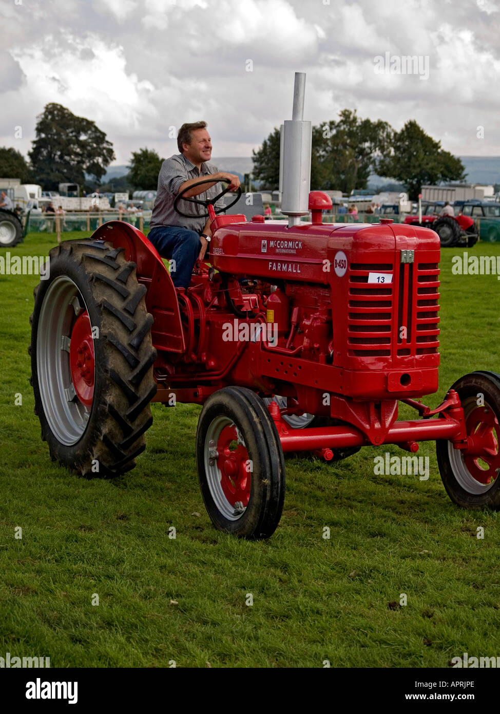 B450 un tracteur vintage, au salon de l'agriculture, 2006 Shérif devient. Banque D'Images