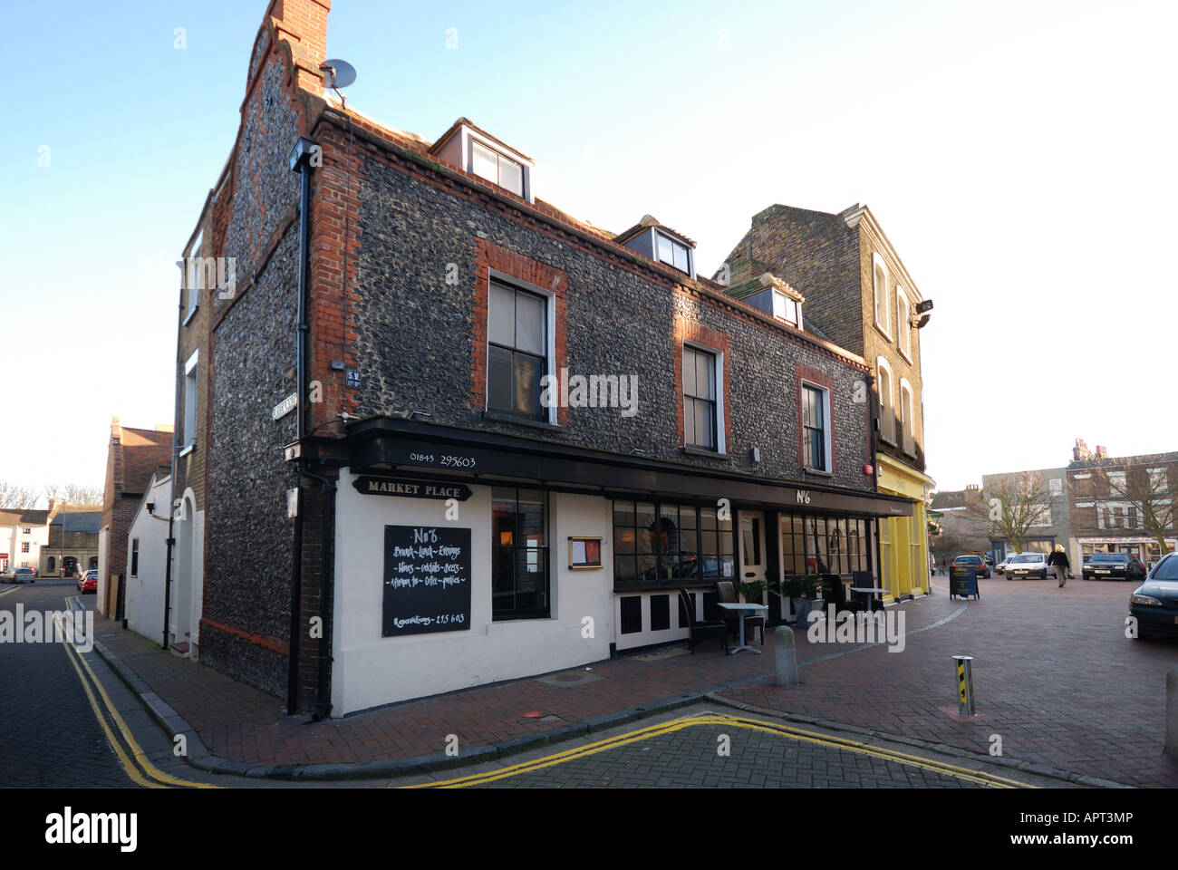 Numéro 6 Market Place Vieille ville Margate Île de Thanet Kent Banque D'Images