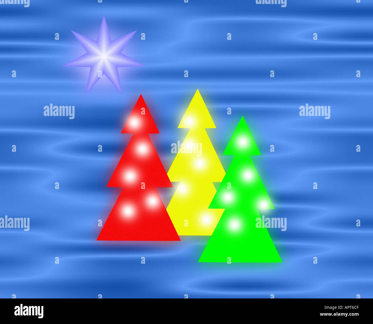 CONCEPT : Conception de Noël numérique Banque D'Images
