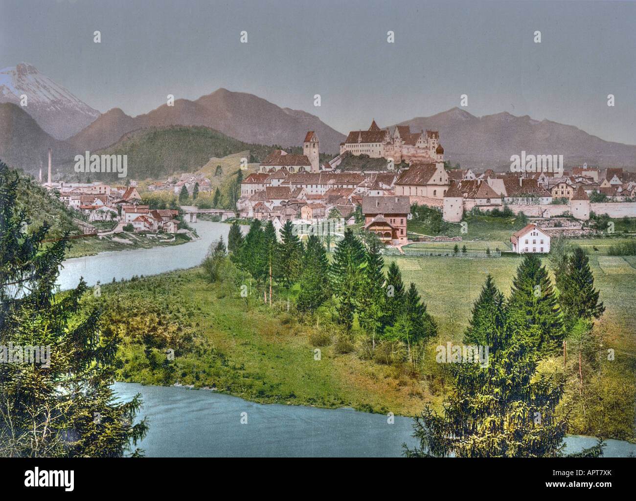 Füssen, en Bavière, Allemagne Banque D'Images