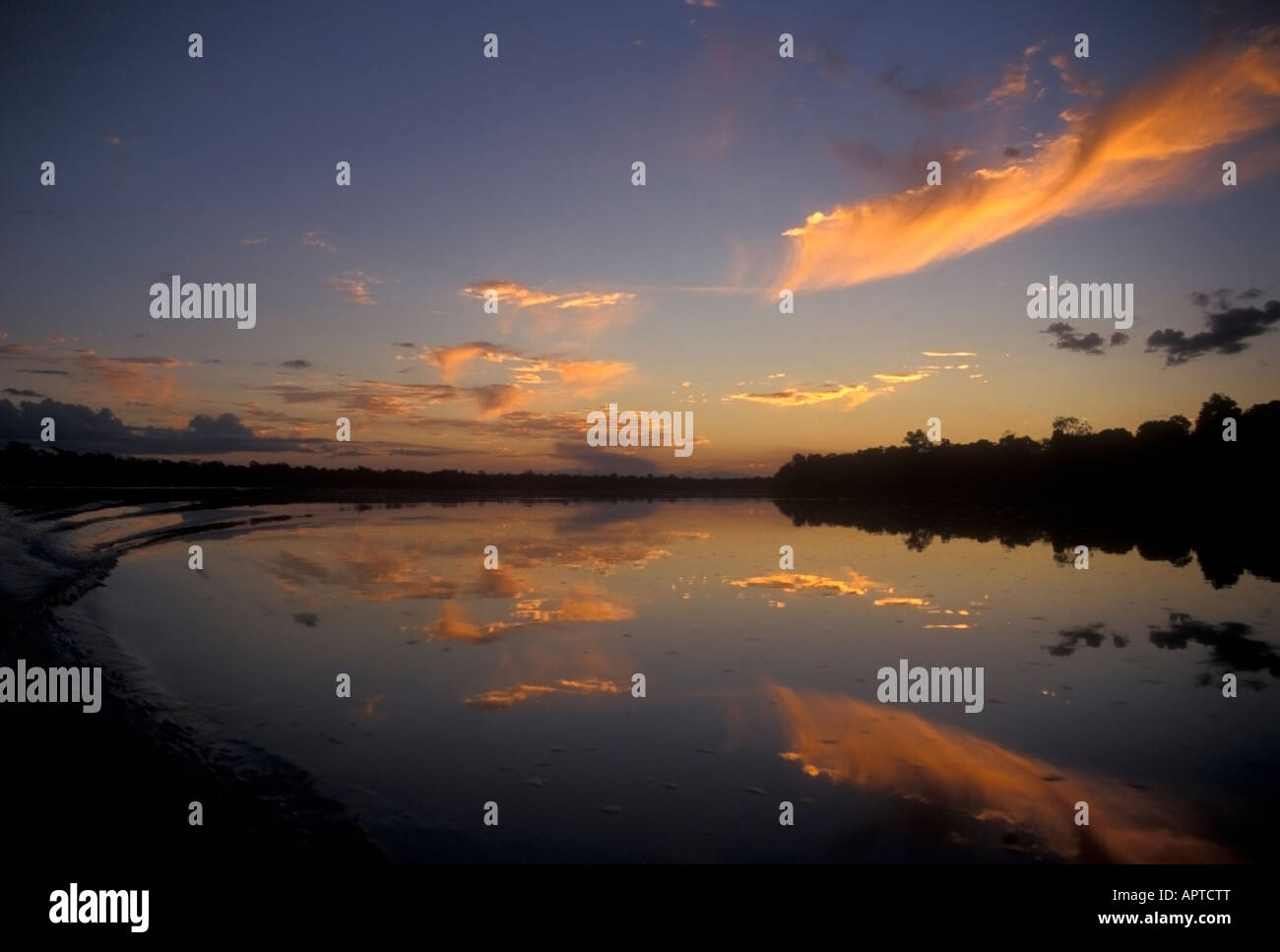 Brésil Rio Javaés Ilha do Félice Banque D'Images