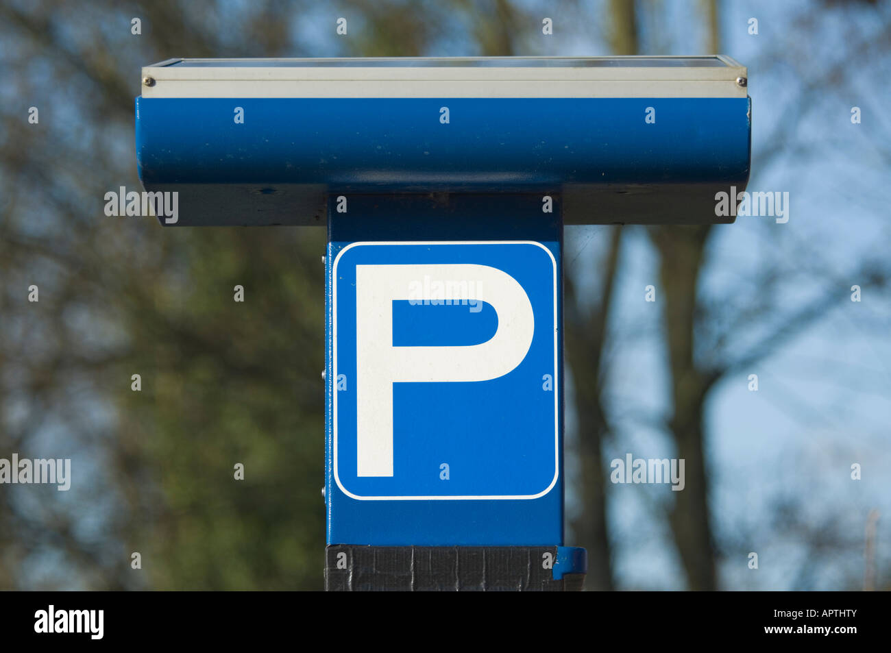 Restrictions de stationnement sign Banque D'Images