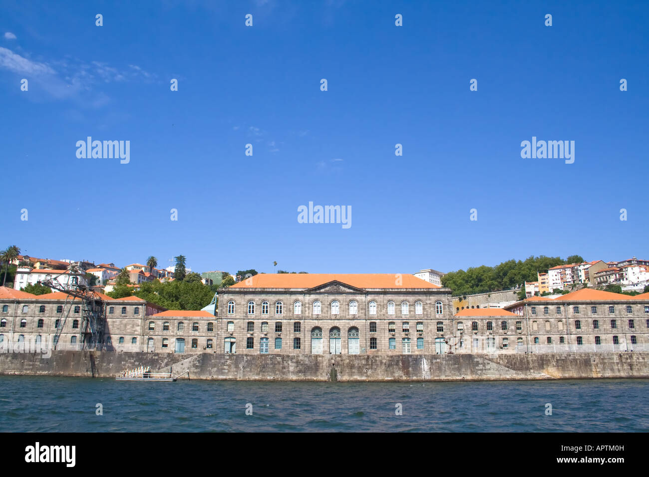 Ancienne Customs-House de Porto (Alfândega do Porto, Portugal). Aujourd'hui utilisé comme Musée des Transports et des communications. Banque D'Images