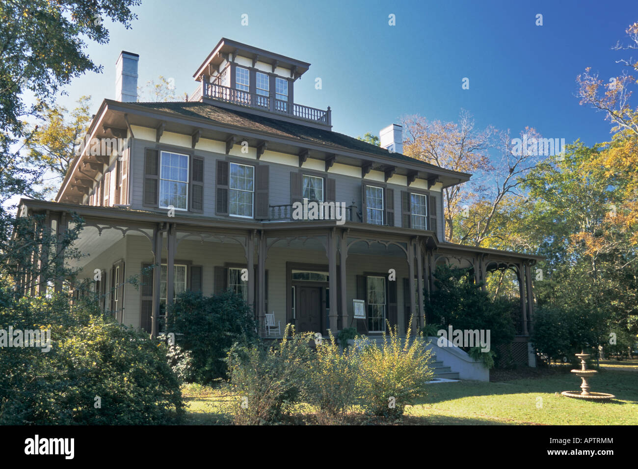 Le jeune Hall Fendall Dent Accueil à Eufaula Alabama USA Banque D'Images