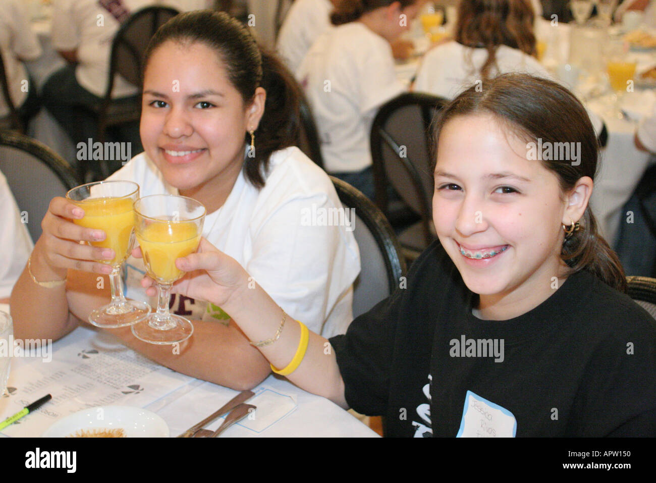 Miami Florida,Drug Free Youth in Town DFYIT club,anti-addiction programme organisation à but non lucratif,Summit,étudiants éducation élèves élèves,école,c Banque D'Images