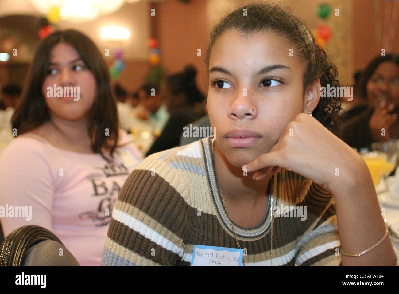 Miami Florida,Drug Free Youth in Town DFYIT club,anti-addiction programme organisation à but non lucratif,Summit,étudiants éducation élèves élèves,école,c Banque D'Images