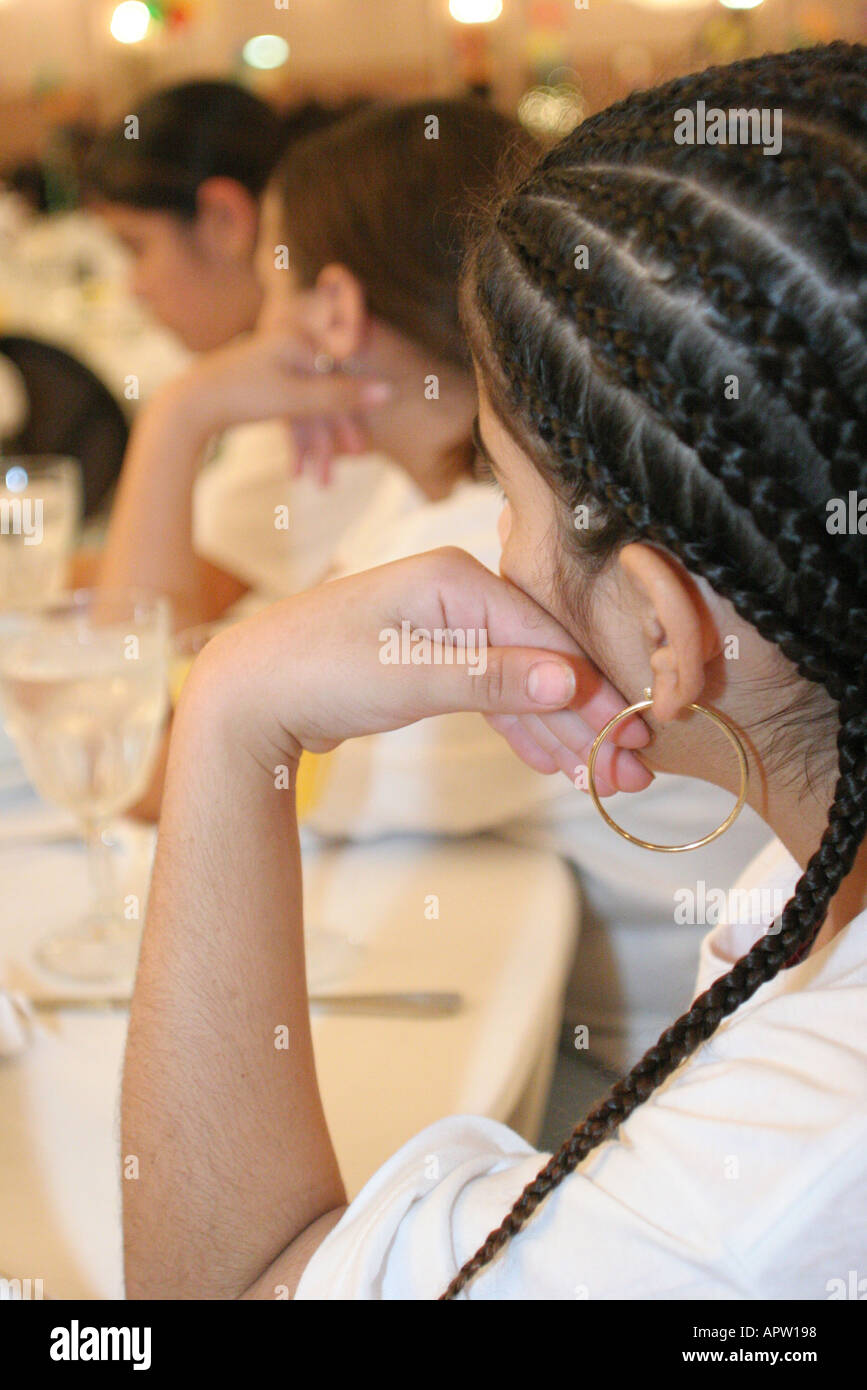 Miami Florida,Drug Free Youth in Town DFYIT club,anti-addiction programme organisation à but non lucratif,Summit,étudiants éducation élèves élèves,école,c Banque D'Images