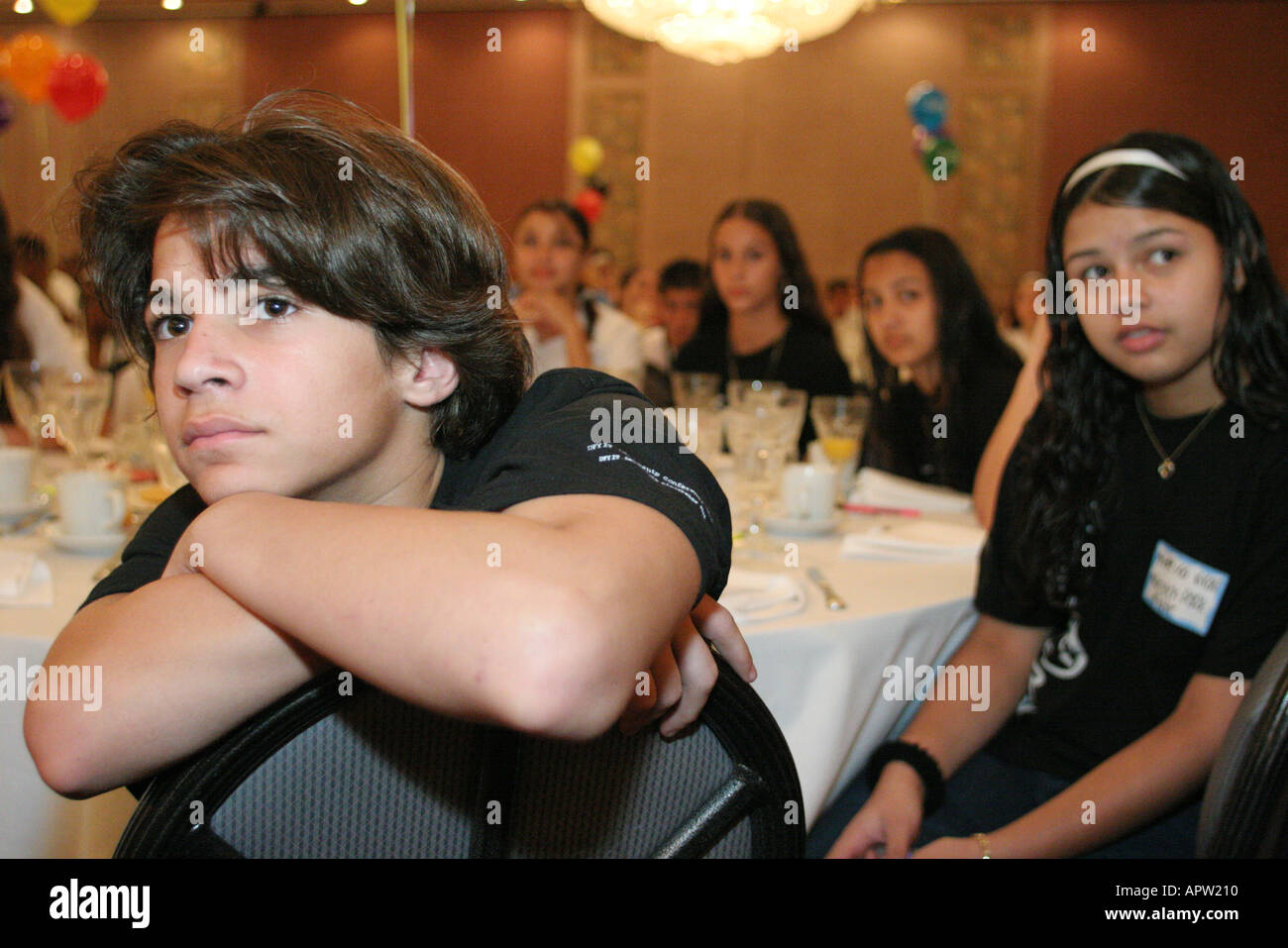 Miami Florida,Drug Free Youth in Town DFYIT club,anti-addiction programme organisation à but non lucratif,Summit,étudiants école,campus,apprendre,enseigner,knowl Banque D'Images