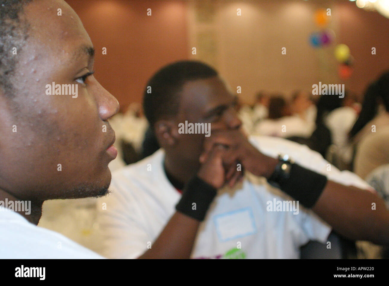 Miami Florida,Drug Free Youth in Town DFYIT club,anti-addiction programme organisation à but non lucratif,Summit,étudiants éducation élèves élèves,école,c Banque D'Images