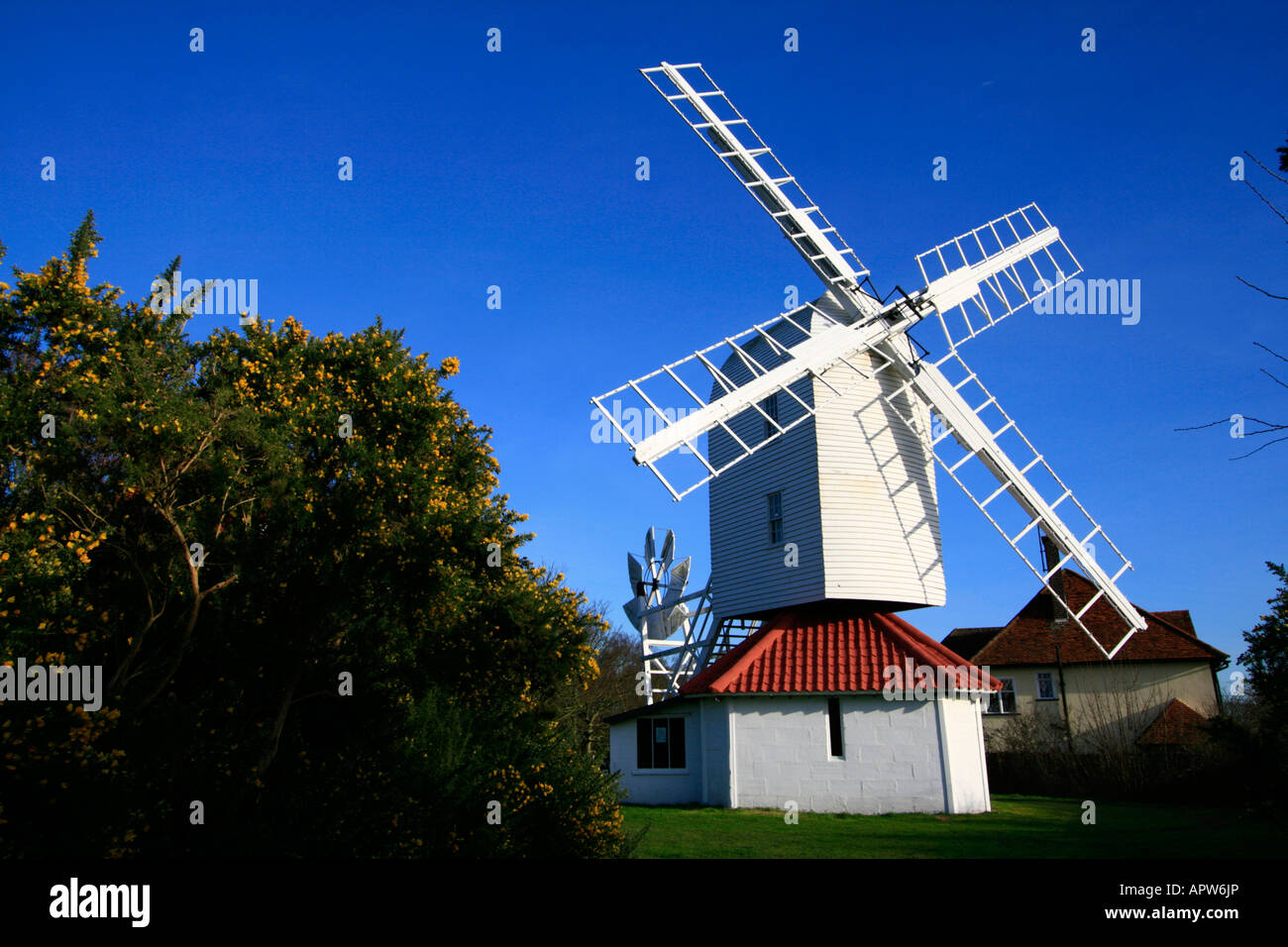 Publiez mill moulin cornmill suffolk aldeburgh AONB england uk go Banque D'Images