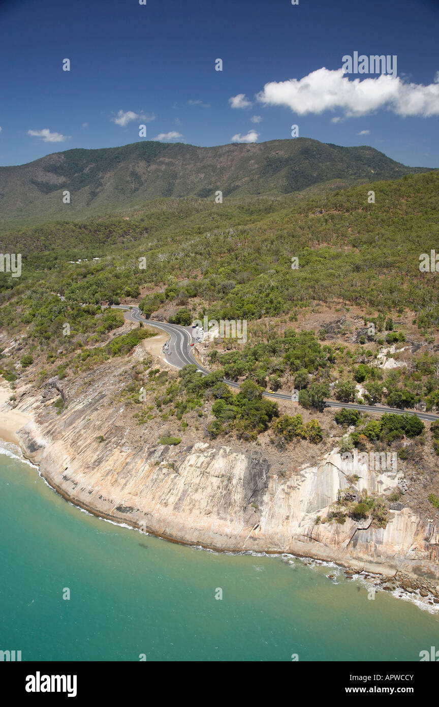 Rex Lookout Captain Cook Highway entre Cairns et Port Douglas North Queensland Australie aerial Banque D'Images