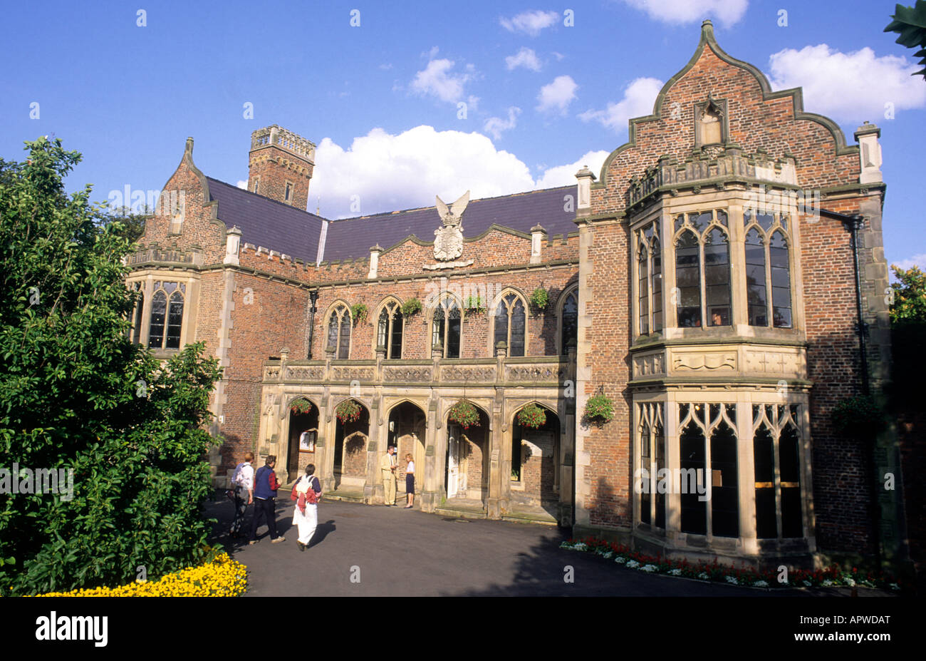 Ayscoughfee Lincolnshire Spalding Hall England UK 15e siècle l'architecture du bâtiment historique Banque D'Images