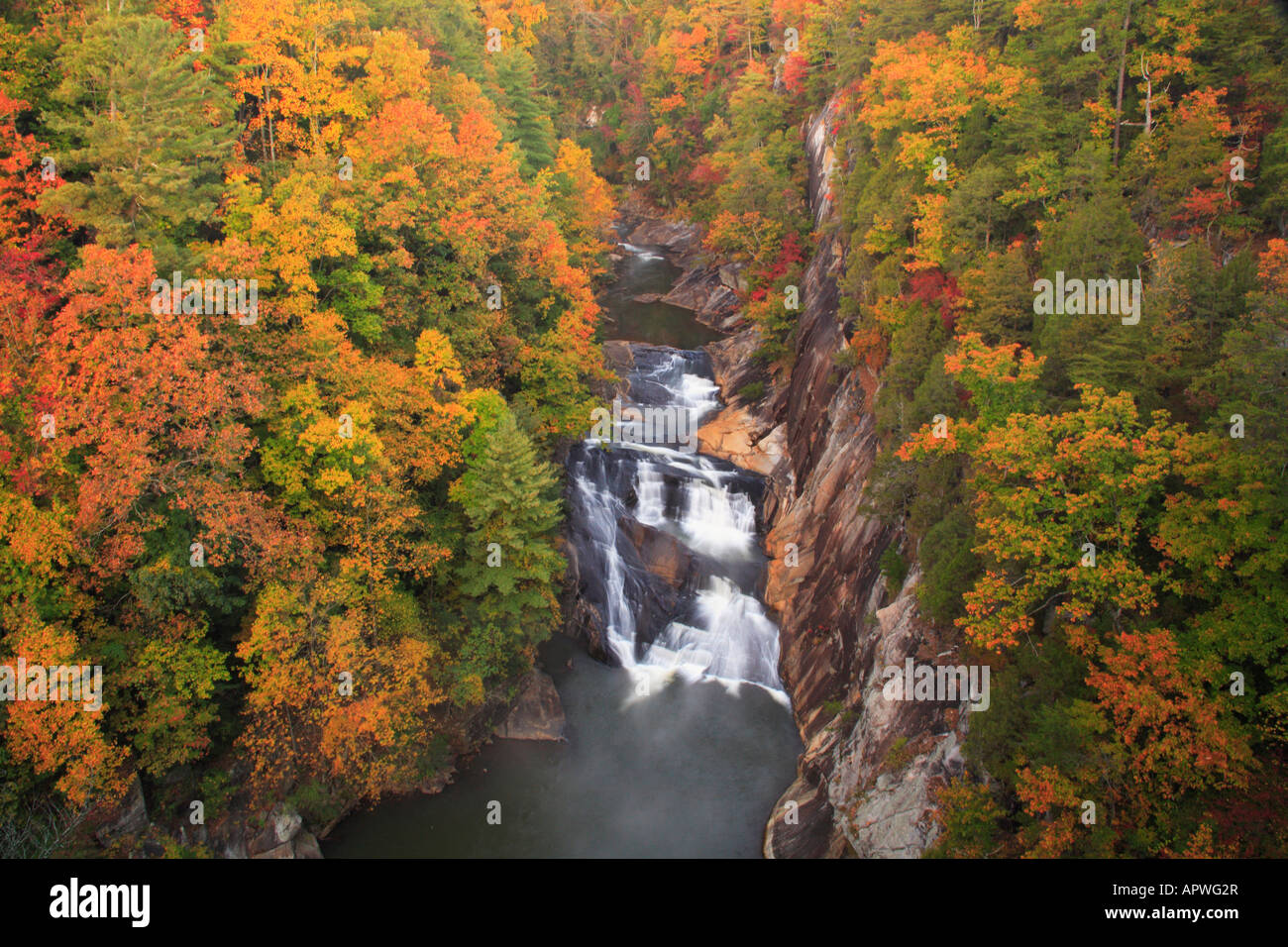 Parc national des Gorges de Tallulah, Tallulah Falls, New York, USA Banque D'Images