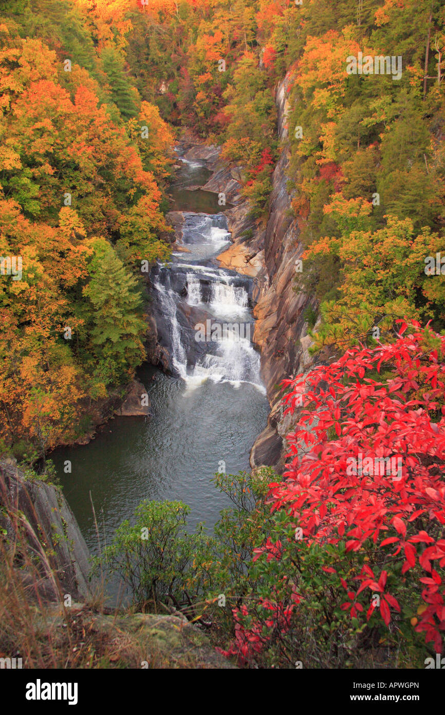 Parc national des Gorges de Tallulah, Tallulah Falls, New York, USA Banque D'Images