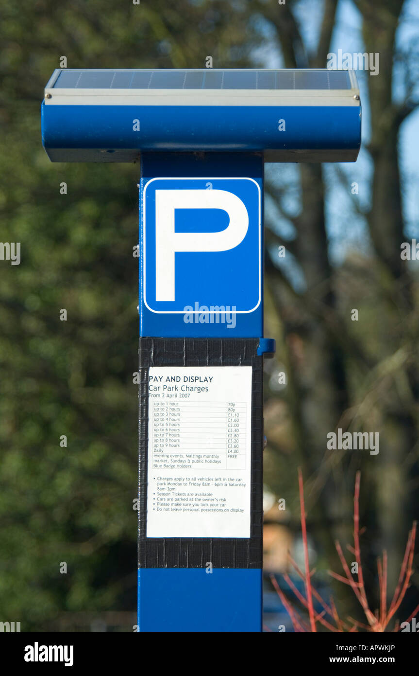 Restrictions de stationnement sign Banque D'Images