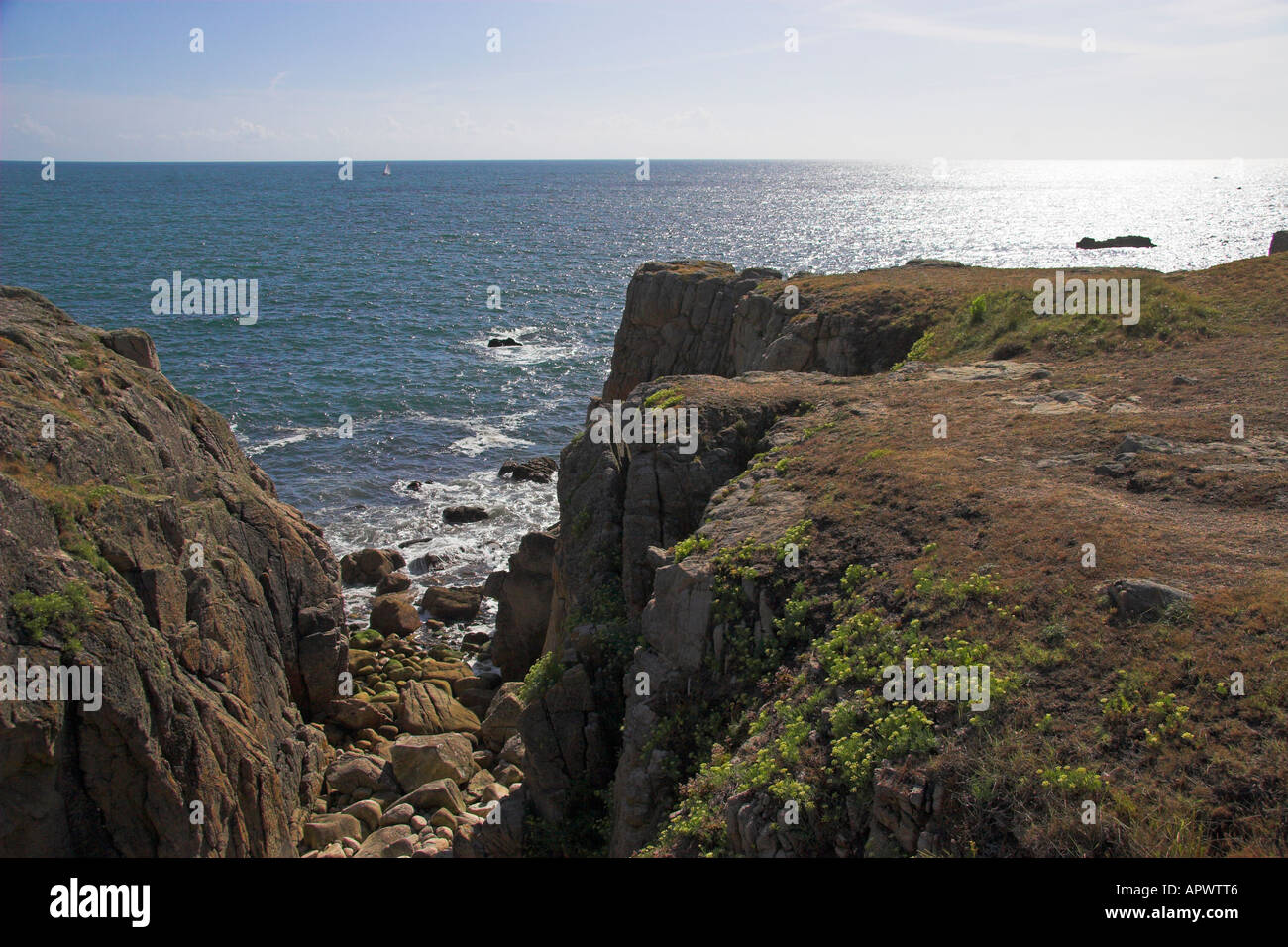 Côte rocheuse mer le croisic bretagne Banque de photographies et d'images à  haute résolution - Alamy