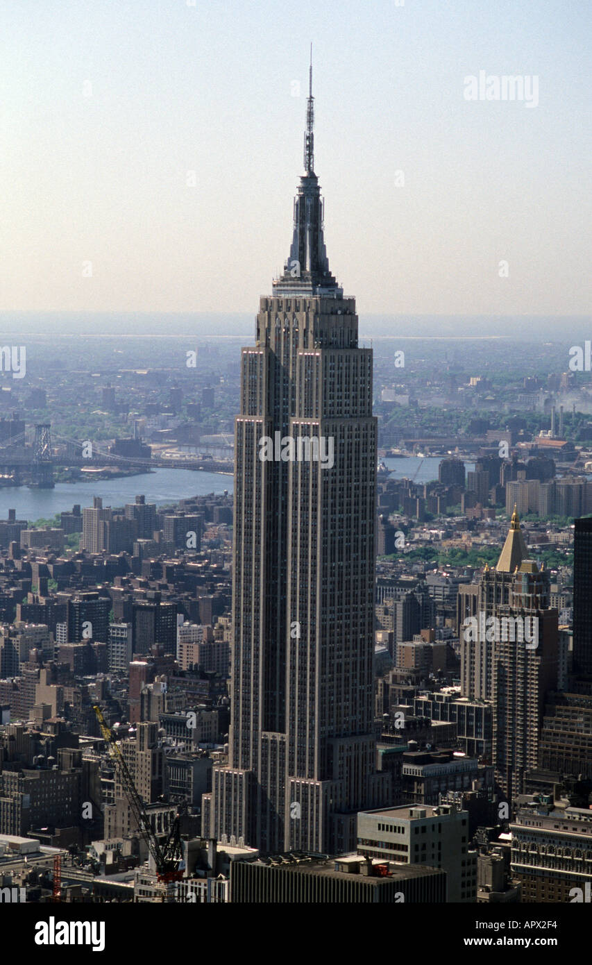 L'Empire State Building de New York New York Banque D'Images