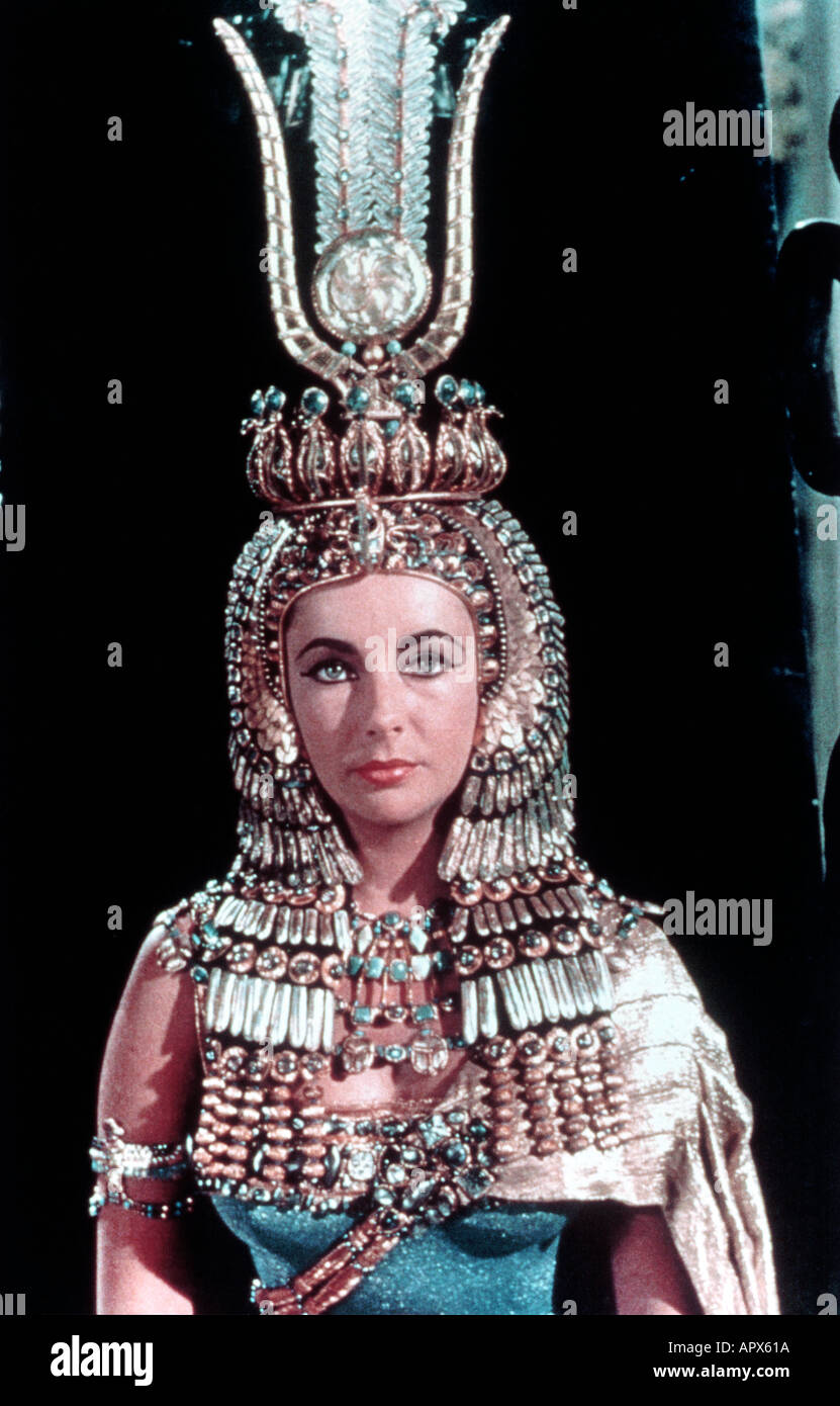CLEOPATRA 1963 TCF film avec Elizabeth Taylor Banque D'Images