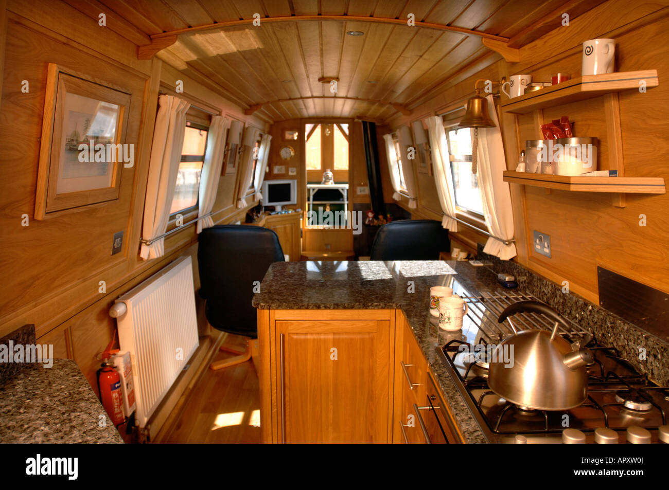 La cuisine d'un polish construit 15-04 À MONK À GLOUCESTER DOCK PRAIRIE UK Banque D'Images