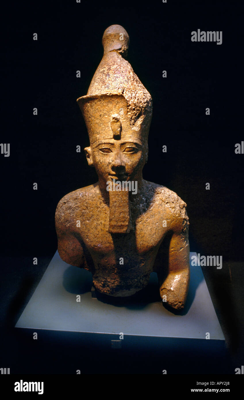 Le Musée de Louxor Karnak Egypte Amenhotep II Temple d'Amon Banque D'Images