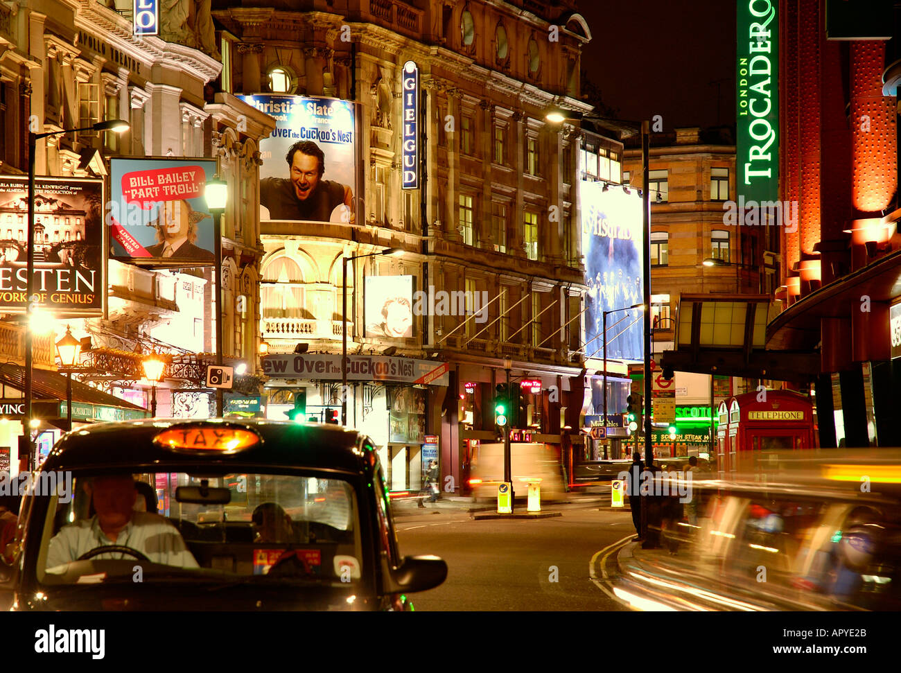 Theatreland, Shaftesbury Avenue, Londres, Angleterre Banque D'Images
