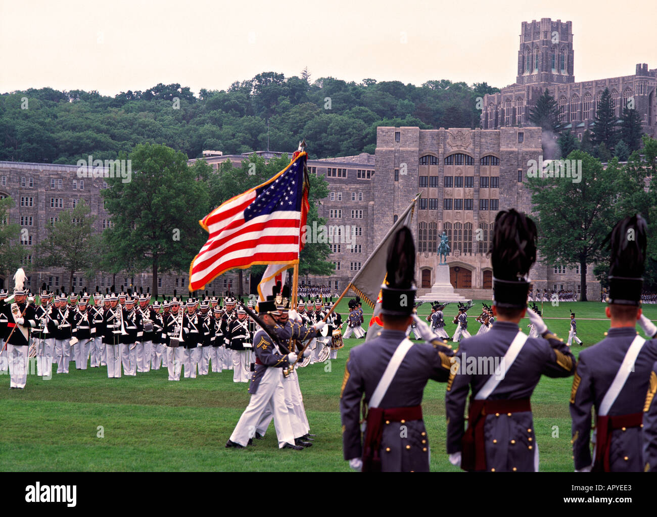 L'Académie militaire de West Point, New York State, USA Banque D'Images