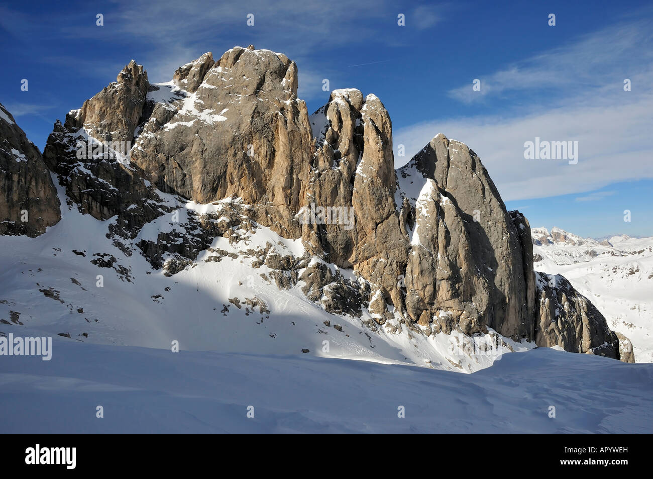 Glacier Marmolada dans les Dolomites, Italie Banque D'Images