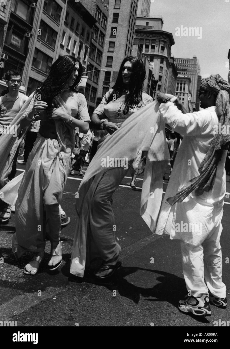 Gay-Parade, Midtown, Manhattan, New York, USA Banque D'Images