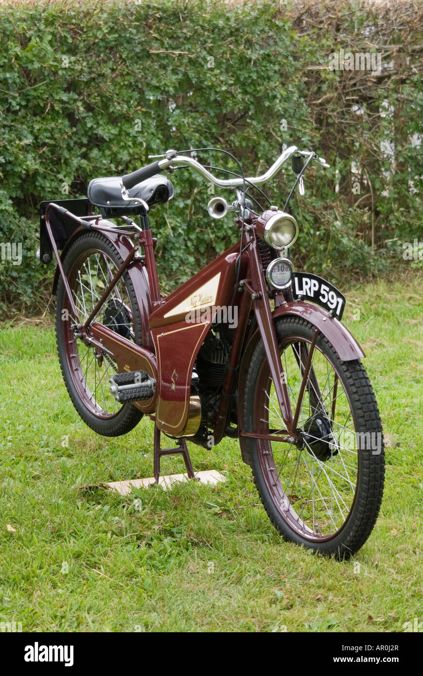 1950 s nouveau cyclomoteur Hudson Banque D'Images