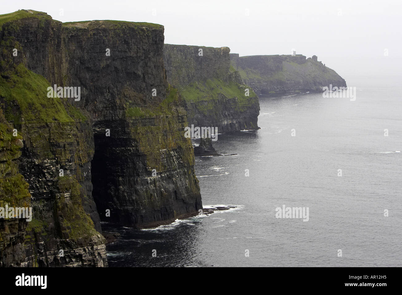 Les falaises de Moher Comté de Clare en République d'Irlande Banque D'Images