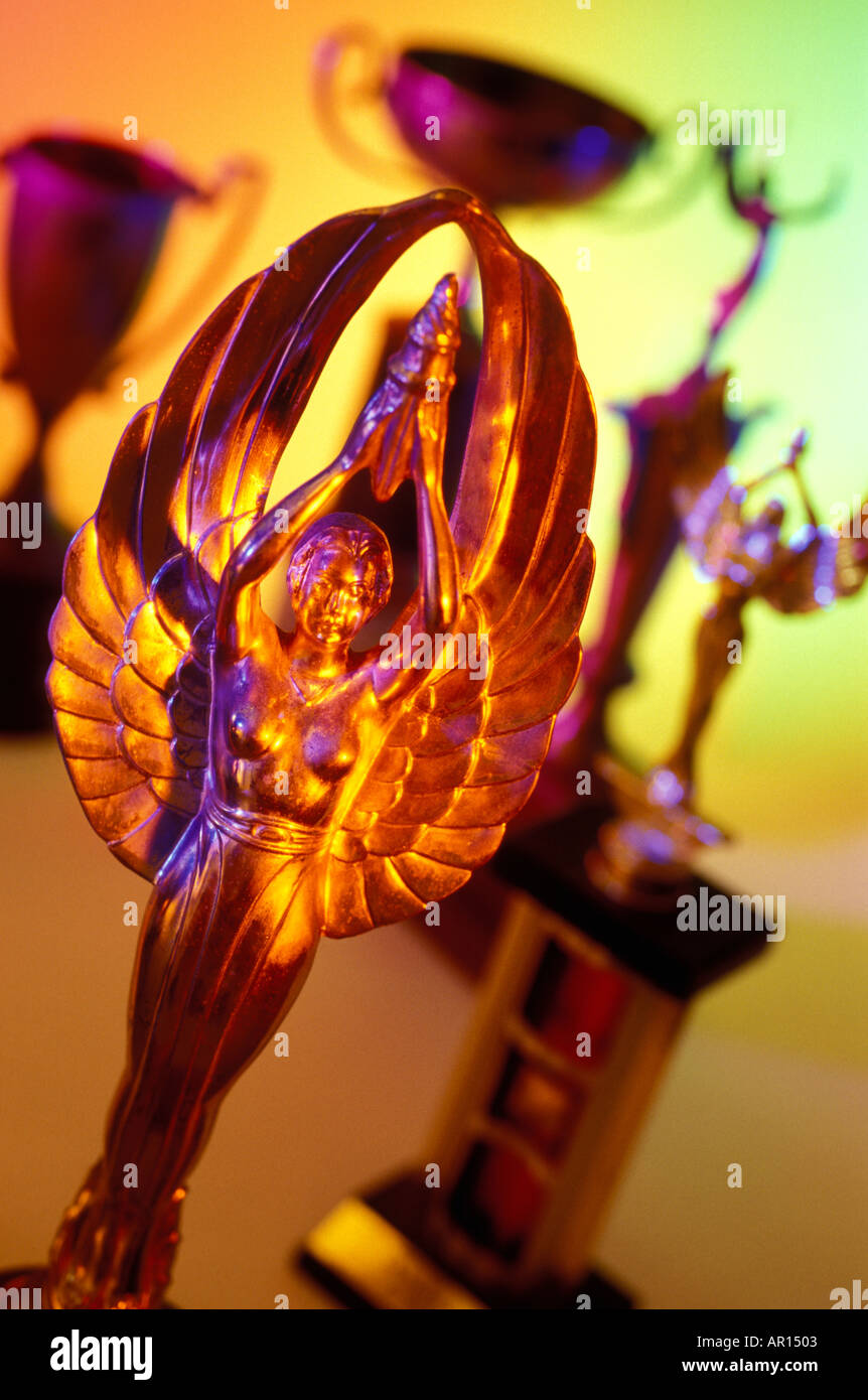 trophées de la vieilles Banque D'Images