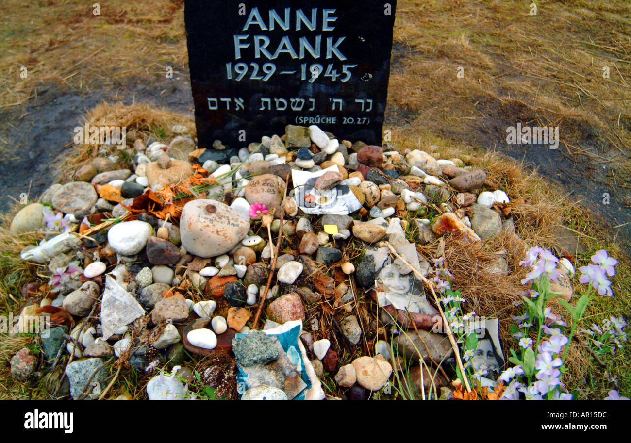 Belsen Anne Frank Banque D'Images