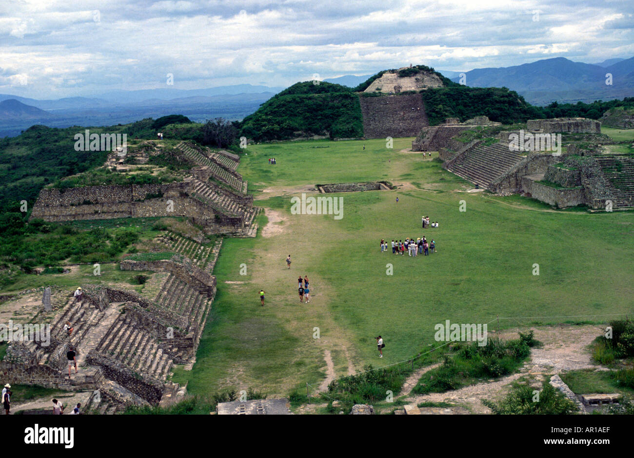 Près de Monte Alban Oaxaca Mexique Banque D'Images