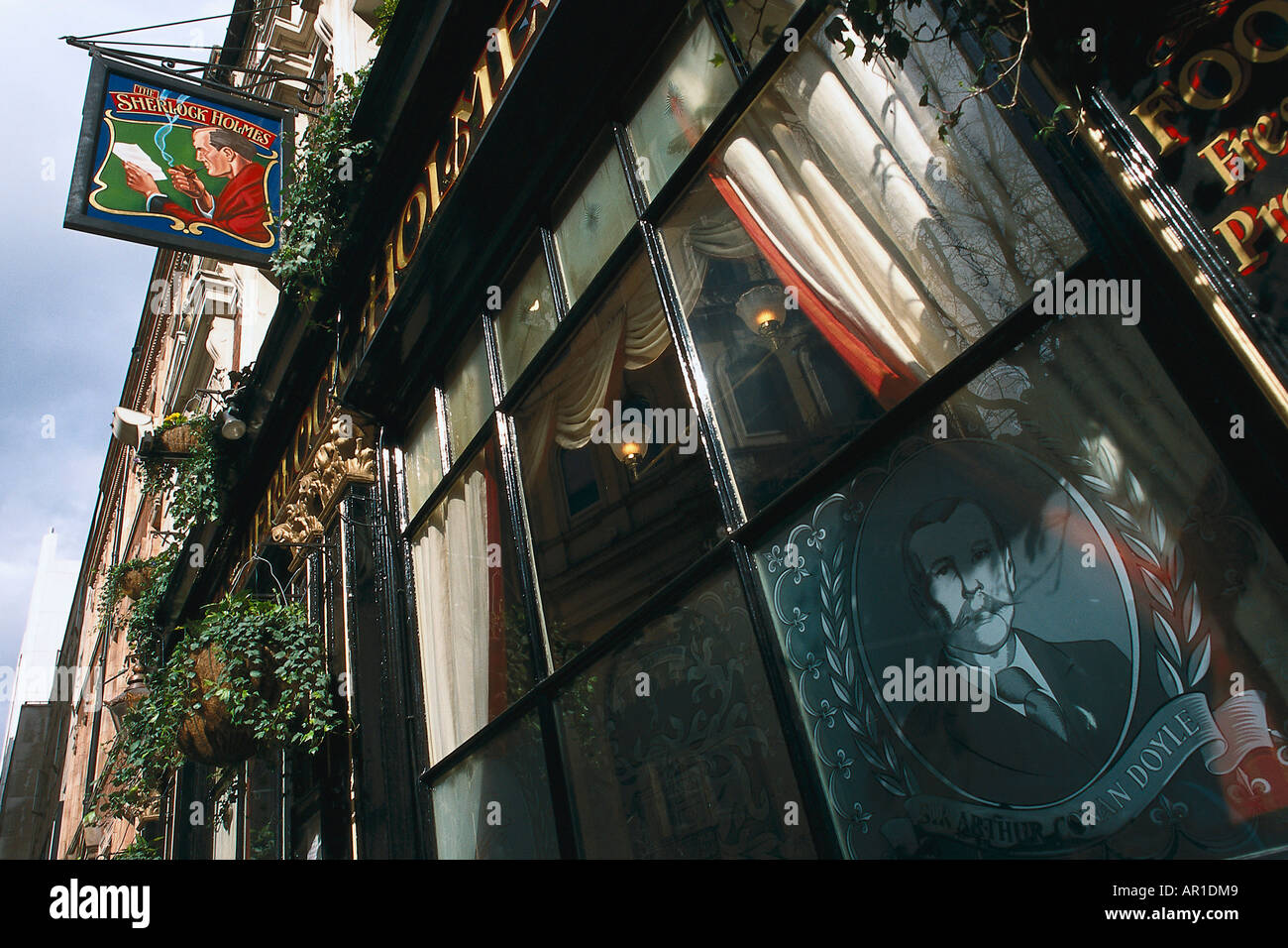 Sherlock Holmes Pub, Westminster London, Royaume-Uni Banque D'Images