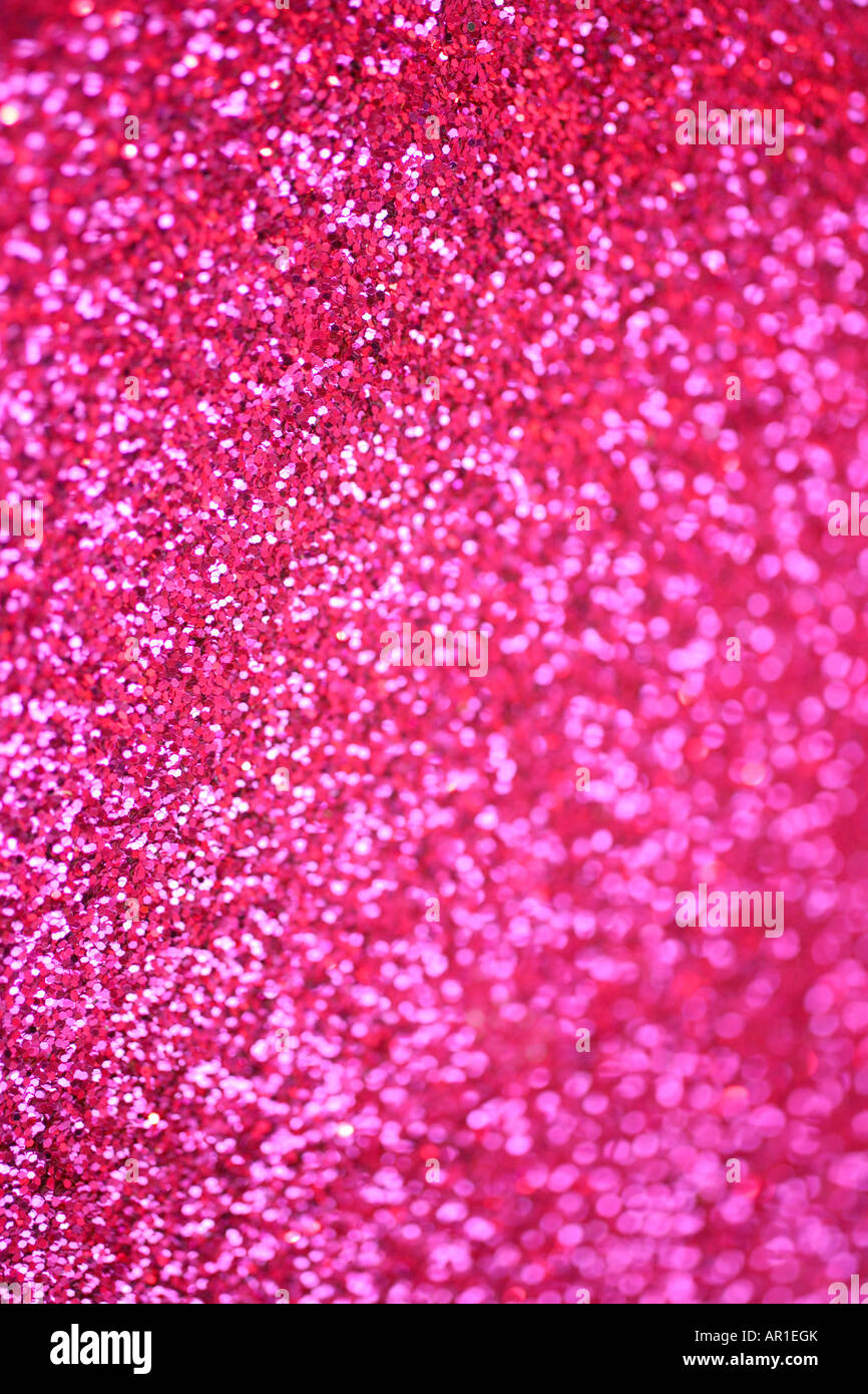 Pink glitter Banque D'Images
