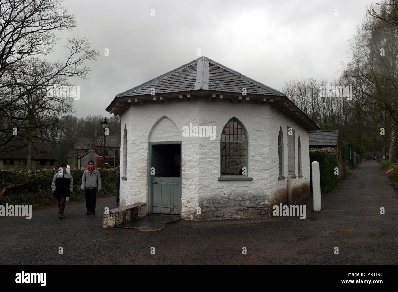 Musée de la vie galloise Aberystwyth, Ceredigion construit péage Penparcau 1772 re érigé à St Fagans 1968 Banque D'Images