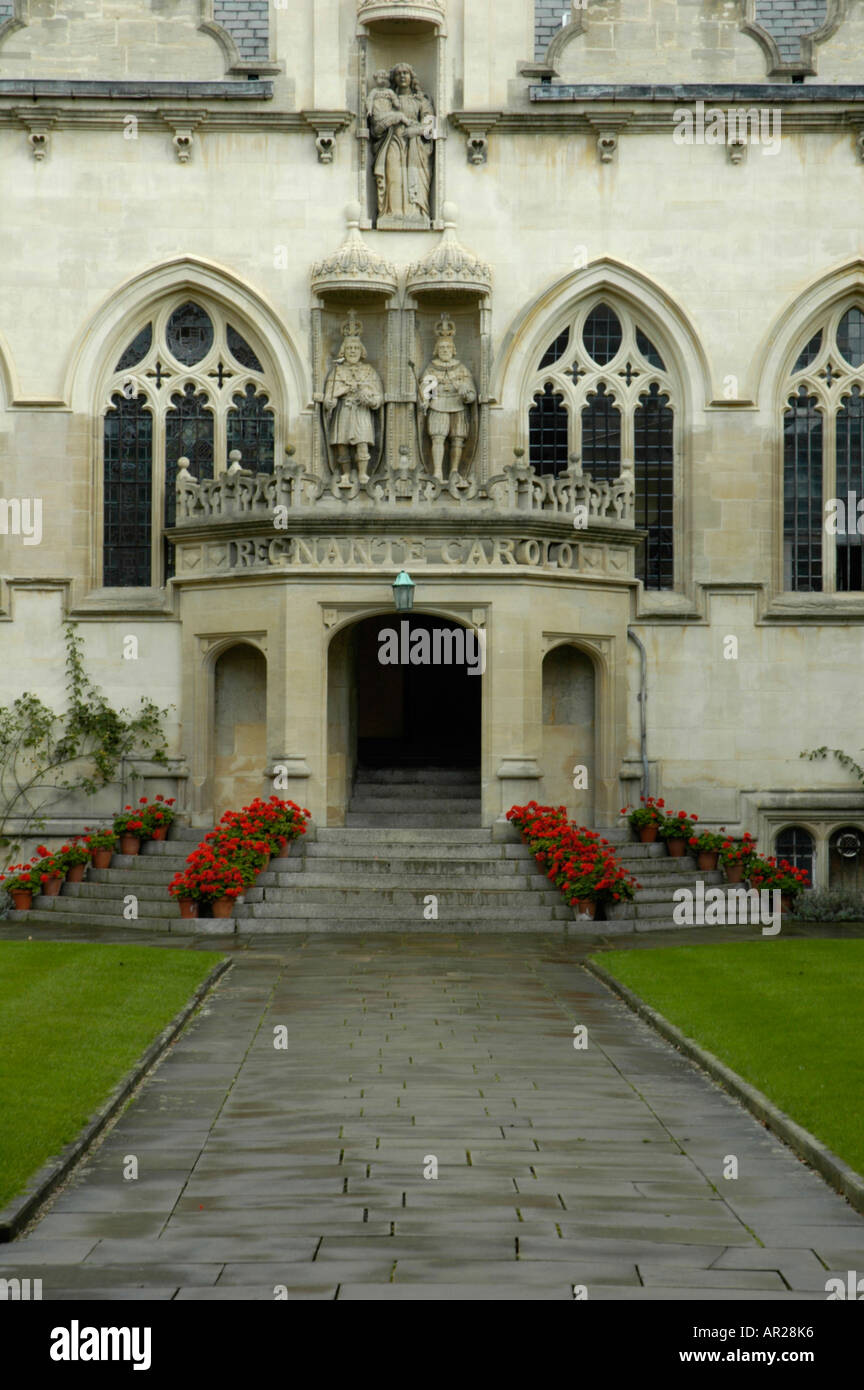 Premier quadruple de l'Oriel College d'Oxford Banque D'Images