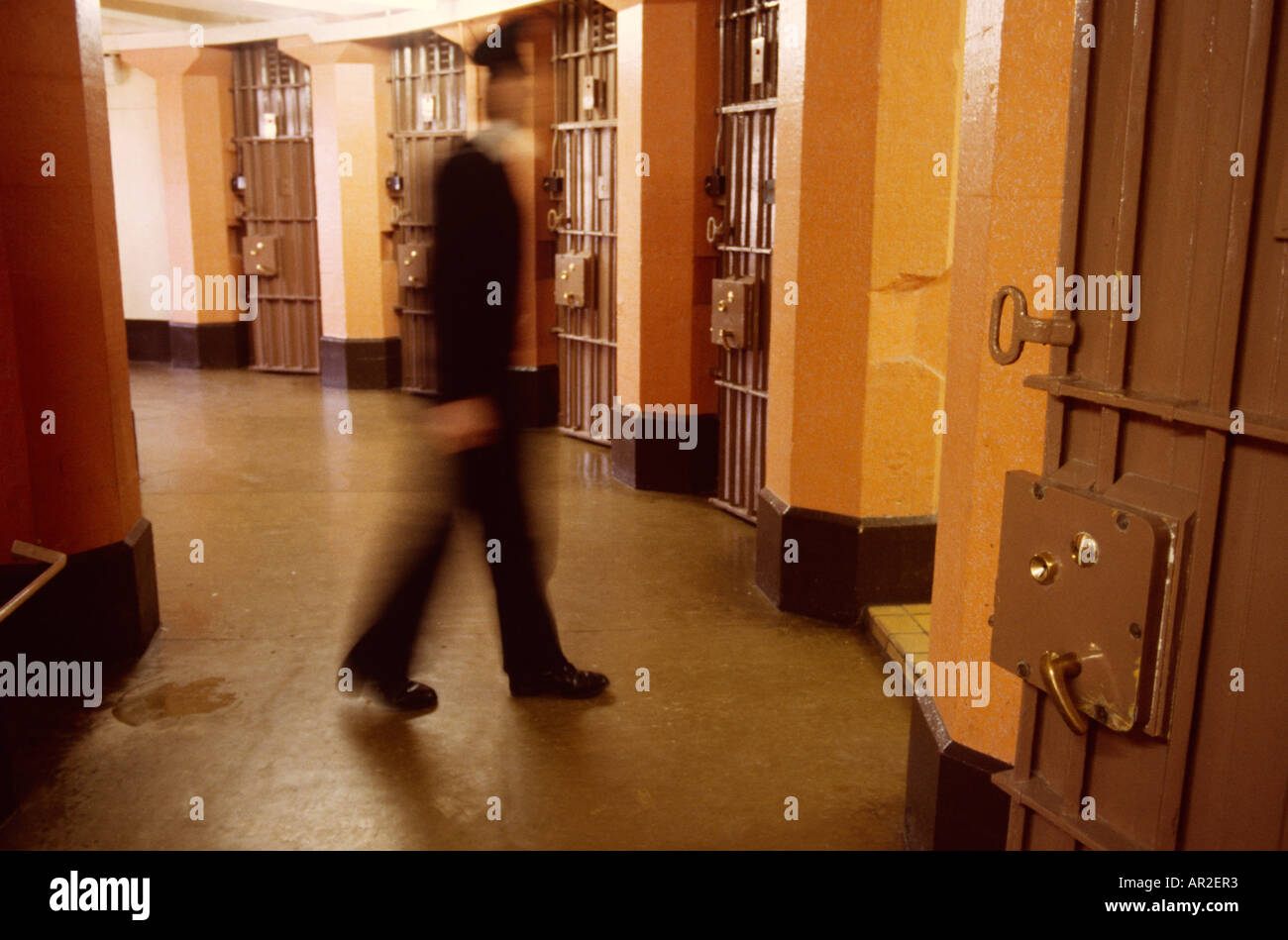 La prison de Lancaster, agent Banque D'Images