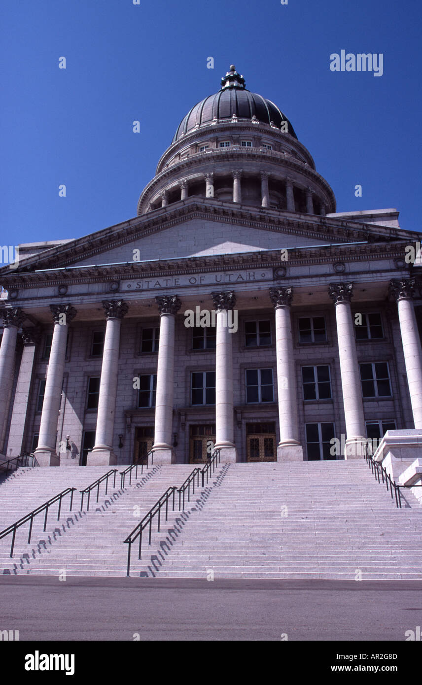 L'Utah State Capitol building Salt Lake City Utah USA Banque D'Images