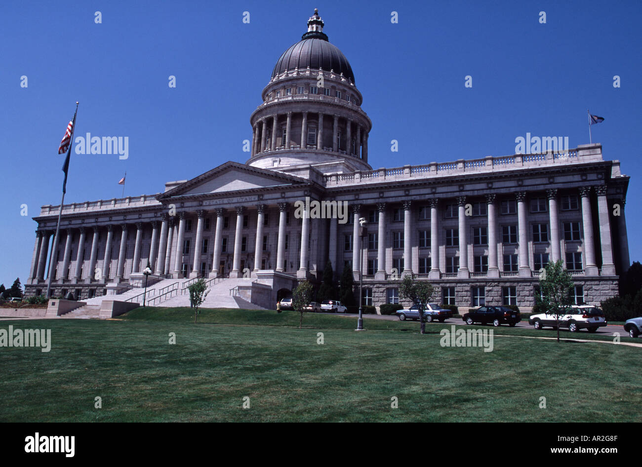 L'Utah State Capitol building, Salt Lake City, Utah, USA. Banque D'Images