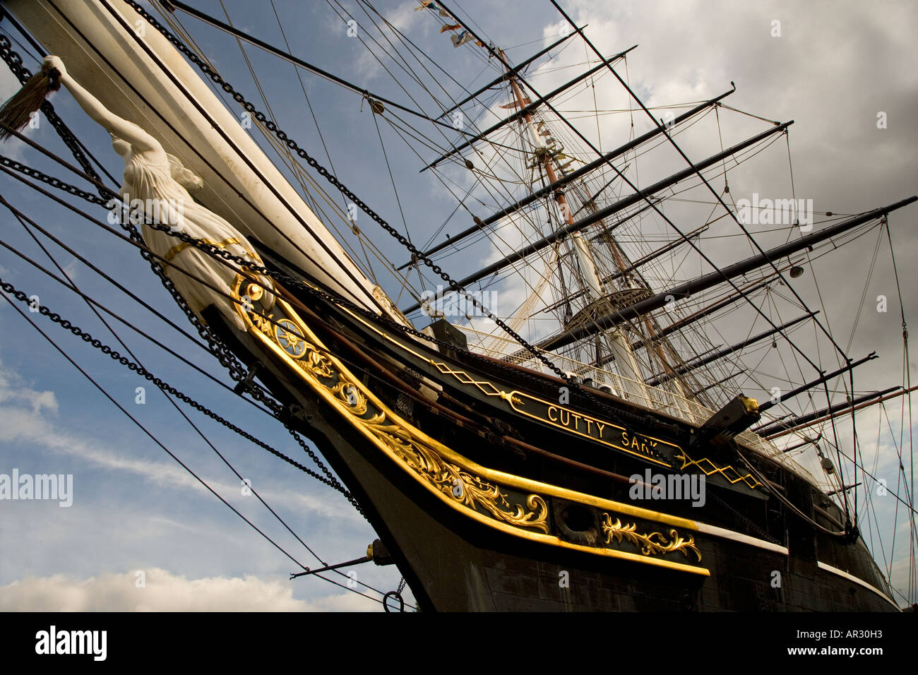 Cutty Sark Clipper Thé Greenwich London UK Banque D'Images