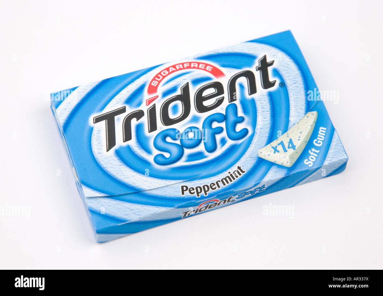 Paquet de chewing-gum Trident Banque D'Images